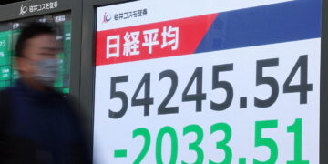 Borsa: Tokyo, apertura in ribasso (-1,01%)